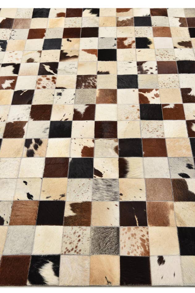 Detail image of 5' 4 x 7' 8 Cowhide Rug