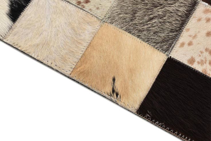 Detail image of 5' 4 x 7' 8 Cowhide Rug