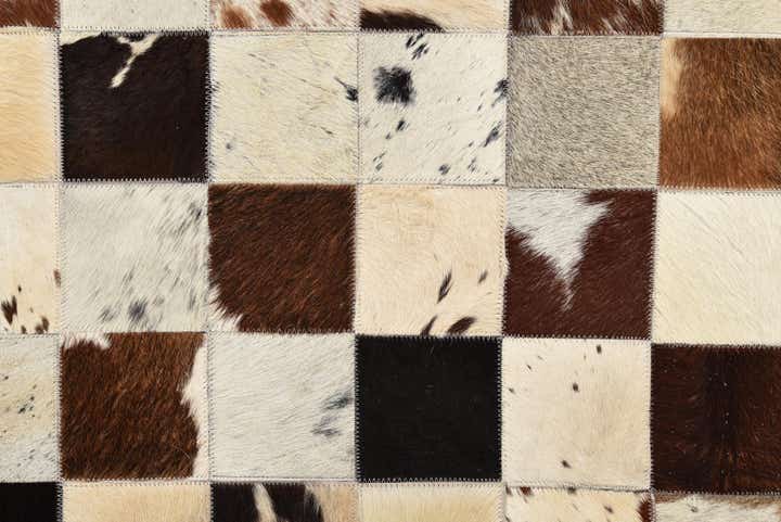 5' 4 x 7' 8 Cowhide Rug