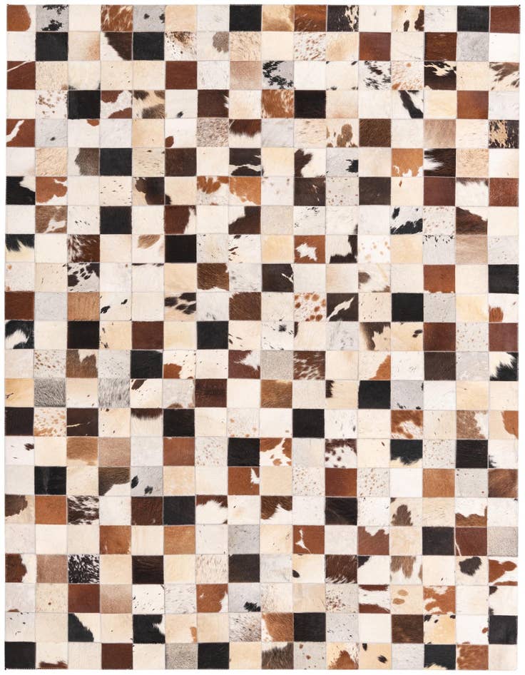 Detail image of 5' 4 x 7' 8 Cowhide Rug