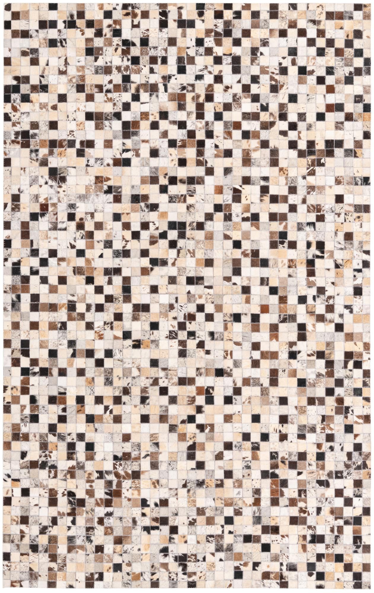 5' 2 x 8' 1 Cowhide Rug