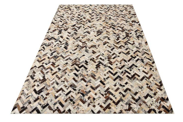 Detail image of 5' 1 x 8' 1 Cowhide Rug