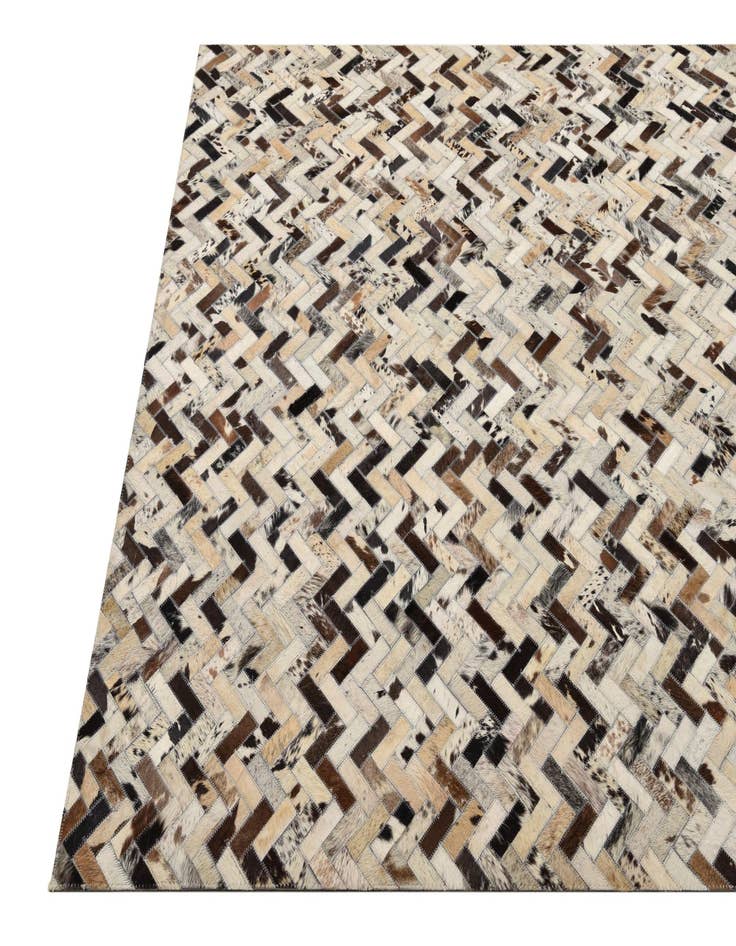 Detail image of 5' 1 x 8' 1 Cowhide Rug