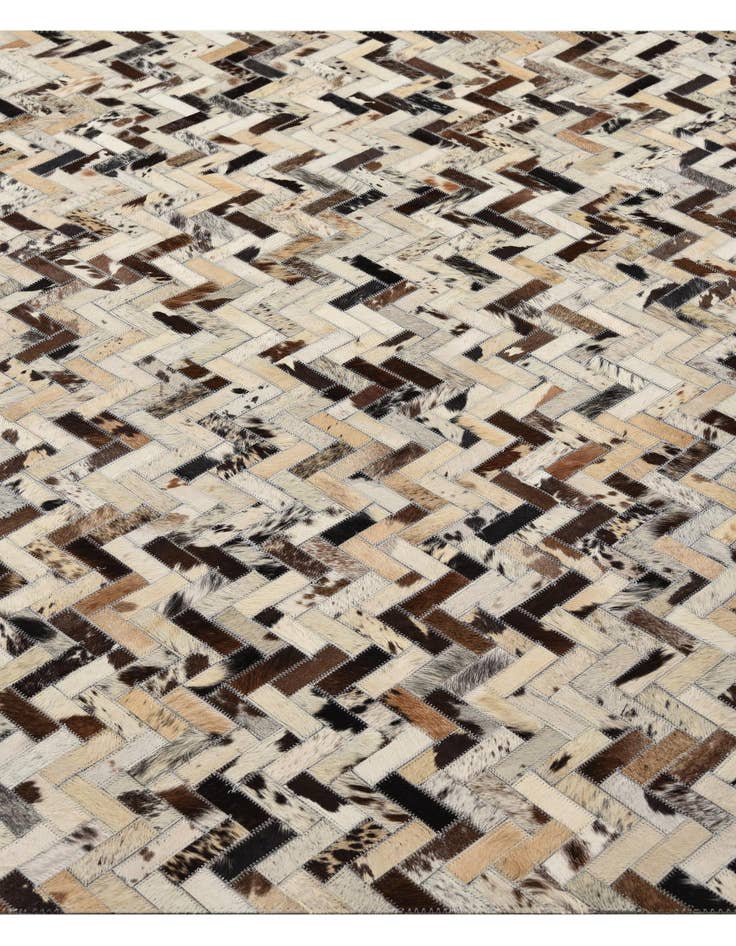 Detail image of 5' 1 x 8' 1 Cowhide Rug