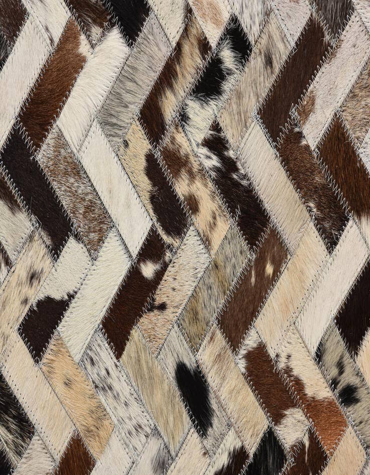 Detail image of 5' 1 x 8' 1 Cowhide Rug