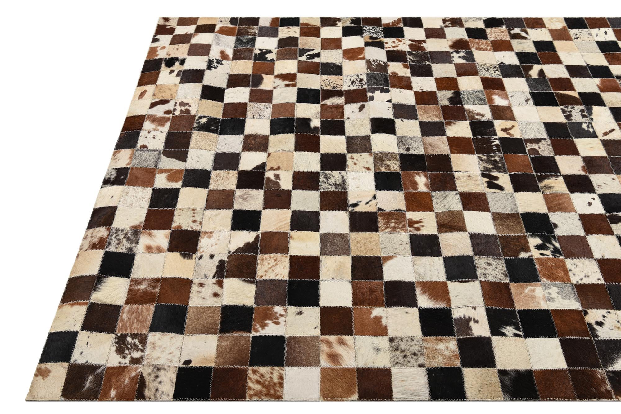 5' x 7' 10 Cowhide Rug