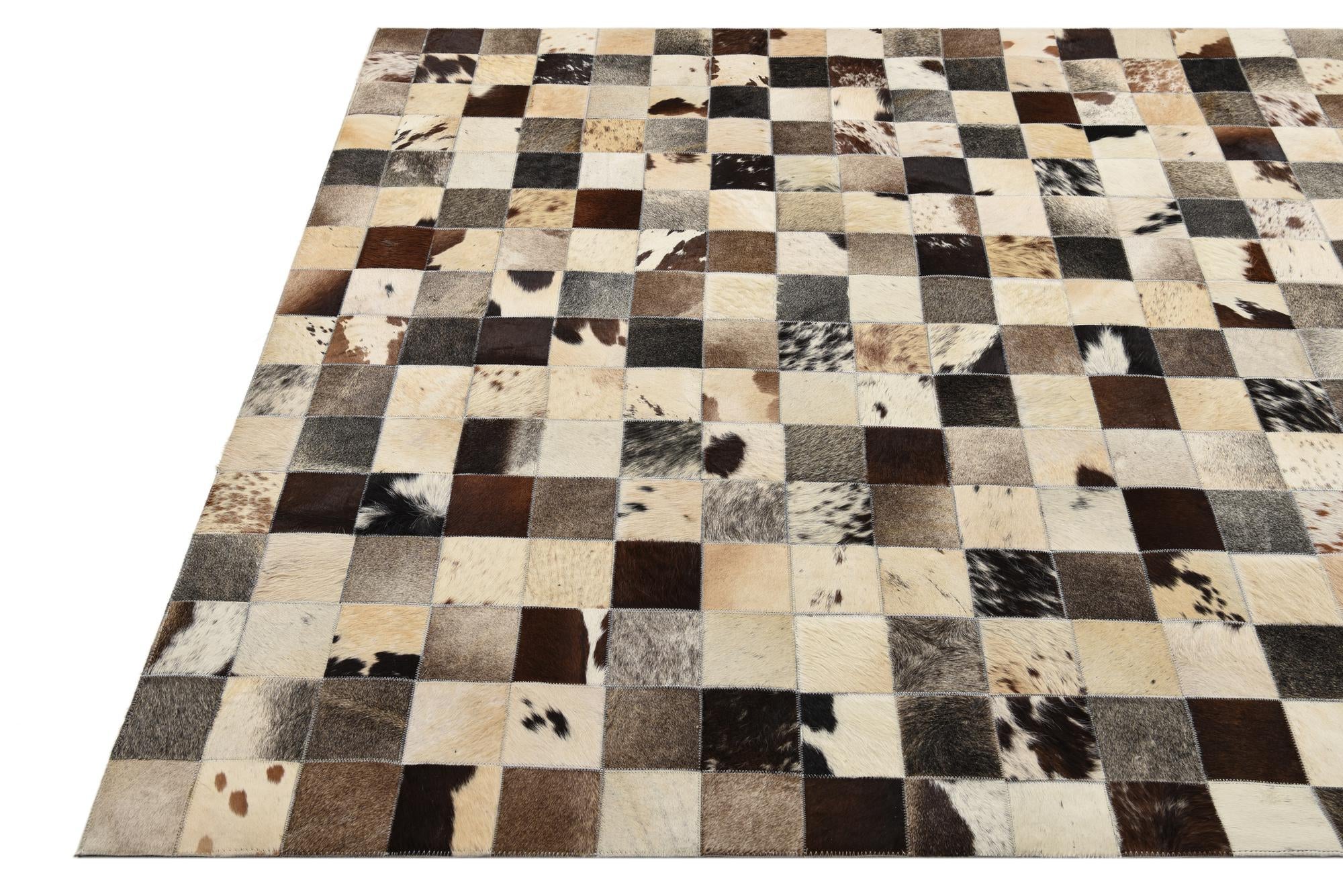 5' 4 x 7' 8 Cowhide Rug