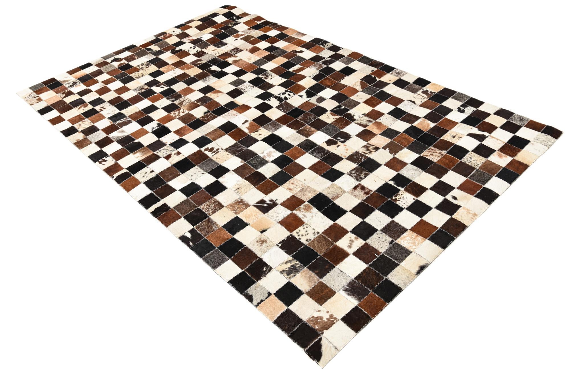 5' x 7' 10 Cowhide Rug