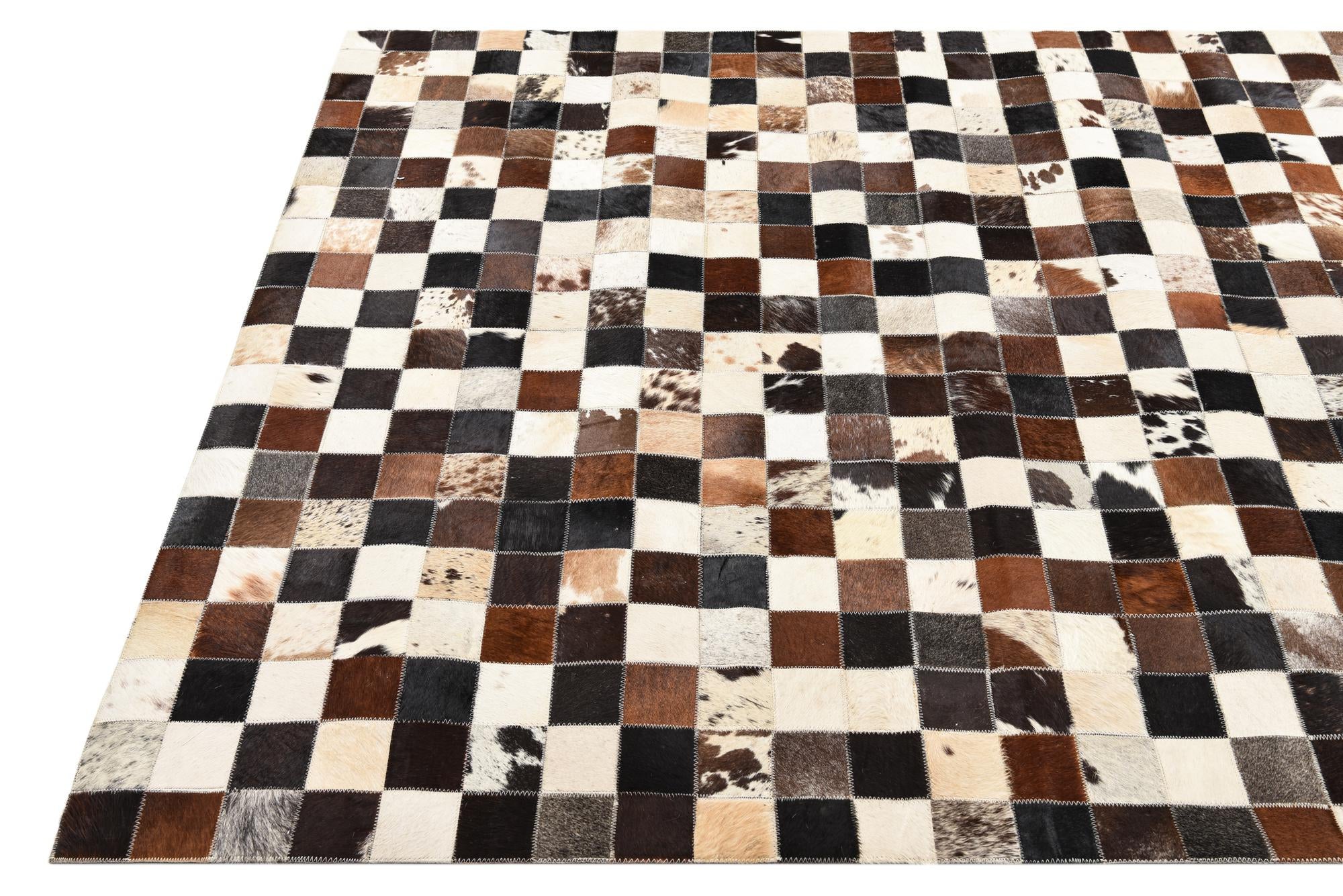 5' x 7' 10 Cowhide Rug