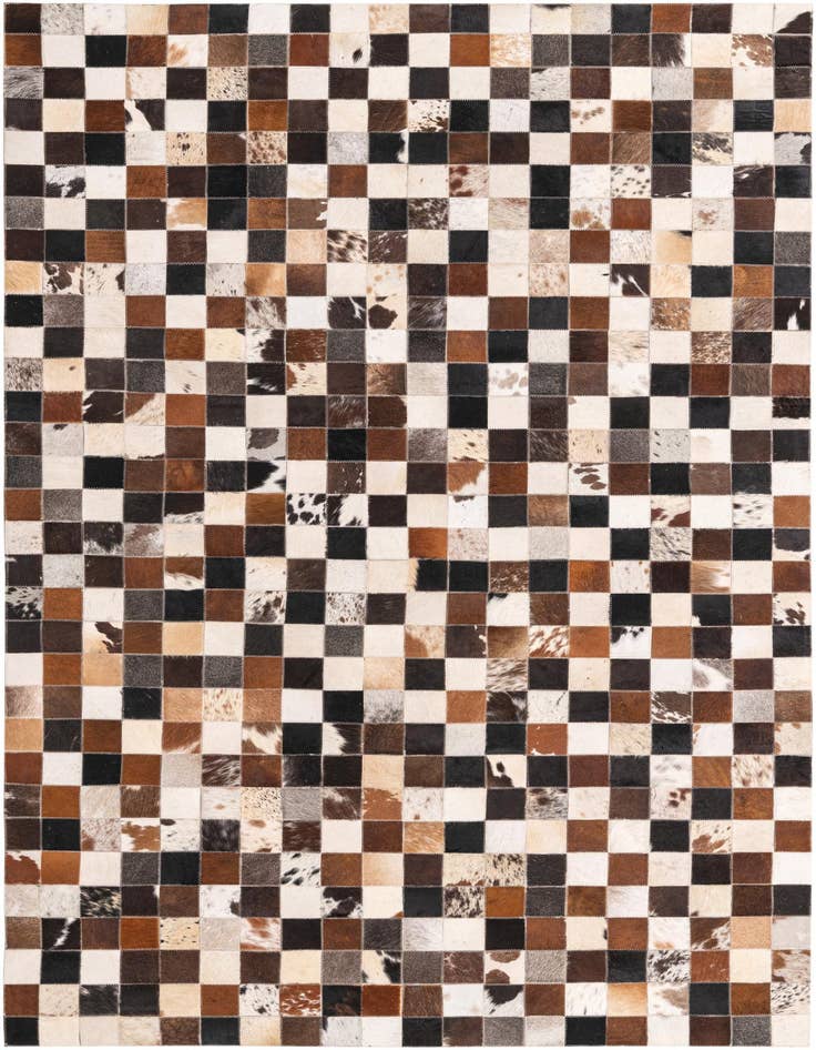 Detail image of 5' x 7' 10 Cowhide Rug
