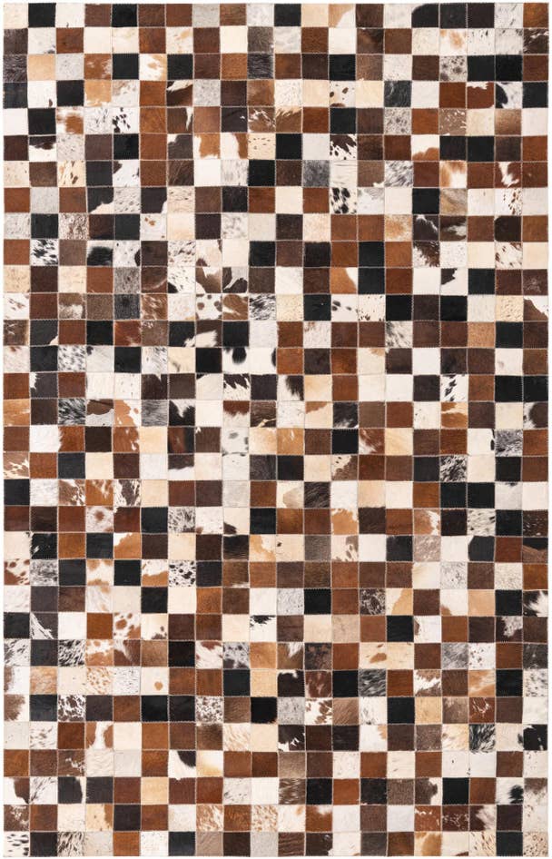 Detail image of 5' x 7' 10 Cowhide Rug