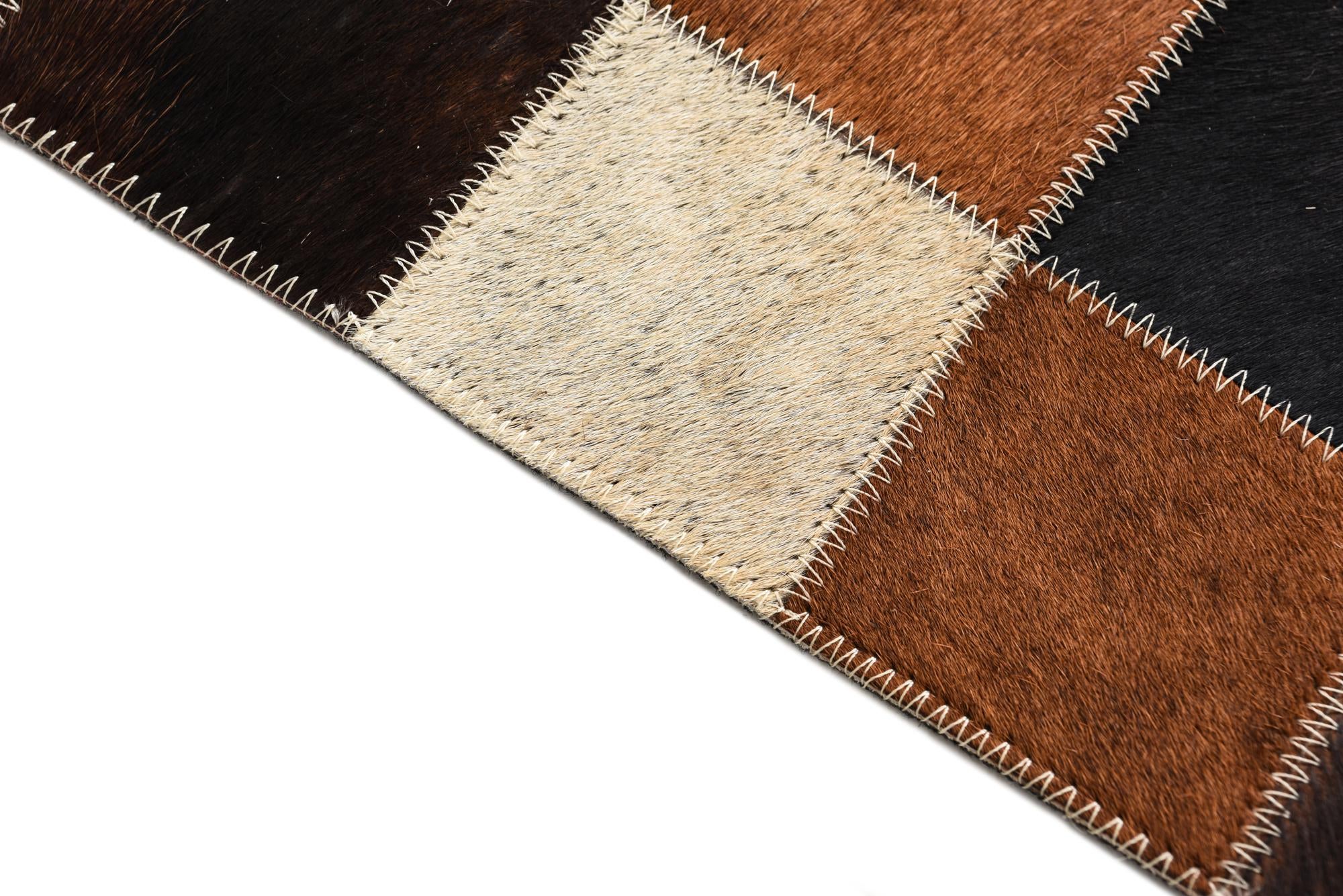 5' x 7' 10 Cowhide Rug
