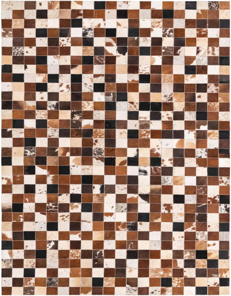Detail image of 5' x 7' 10 Cowhide Rug