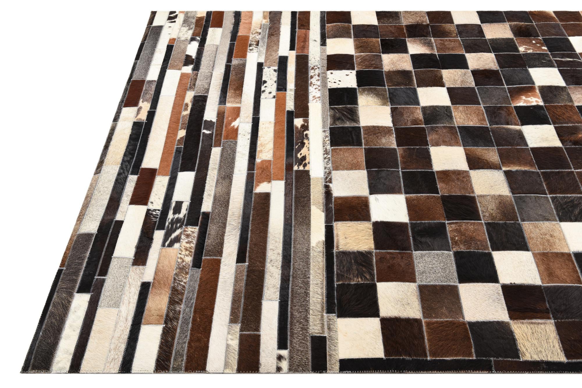 5' 1 x 8' Cowhide Rug