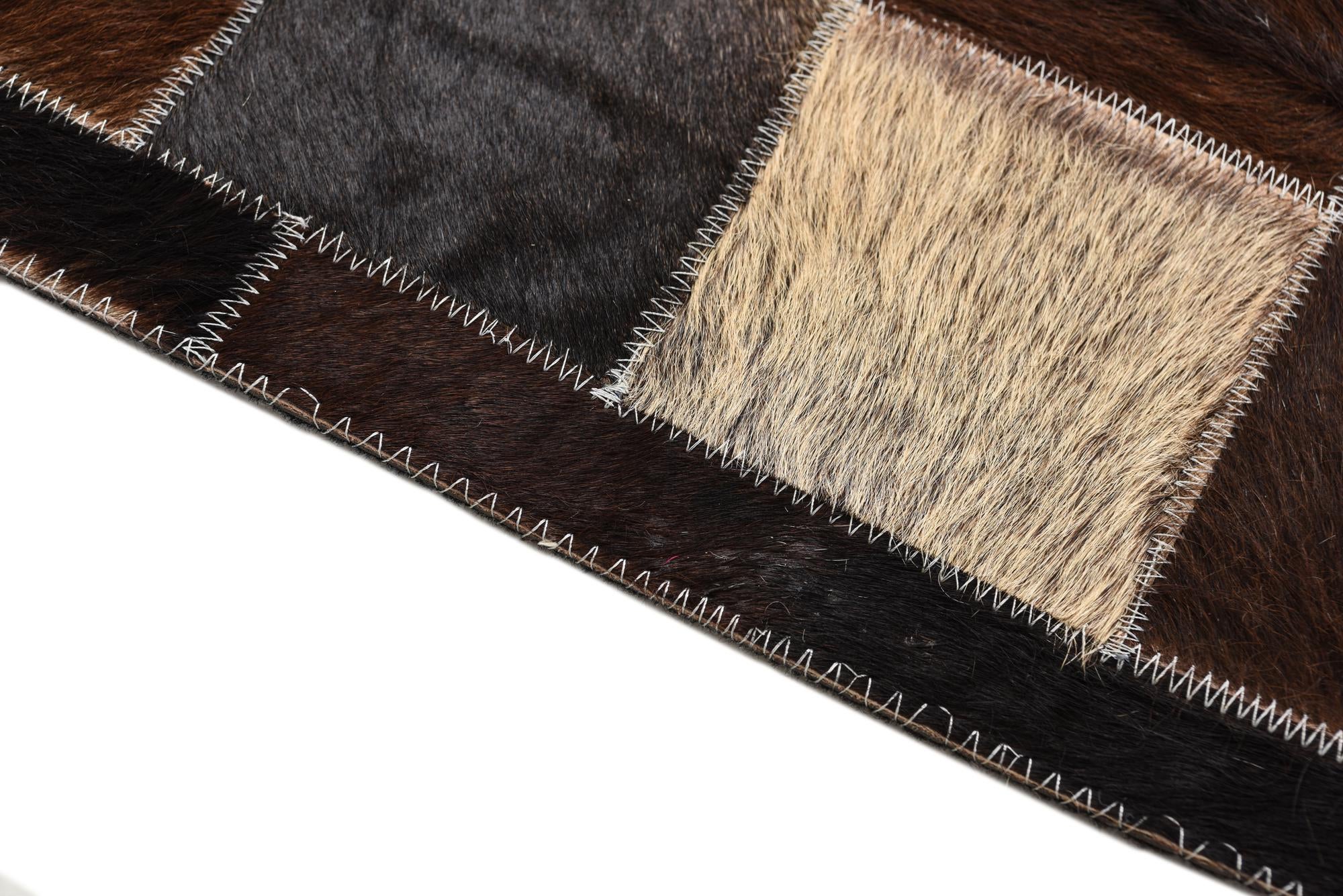 5' 1 x 8' Cowhide Rug