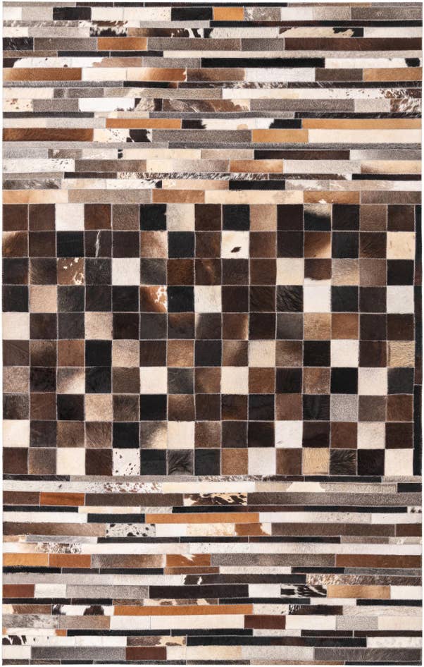 Detail image of 5' 1 x 8' Cowhide Rug
