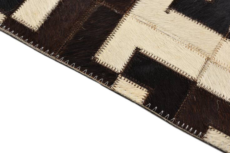 Detail image of 5' 1 x 6' 10 Cowhide Rug