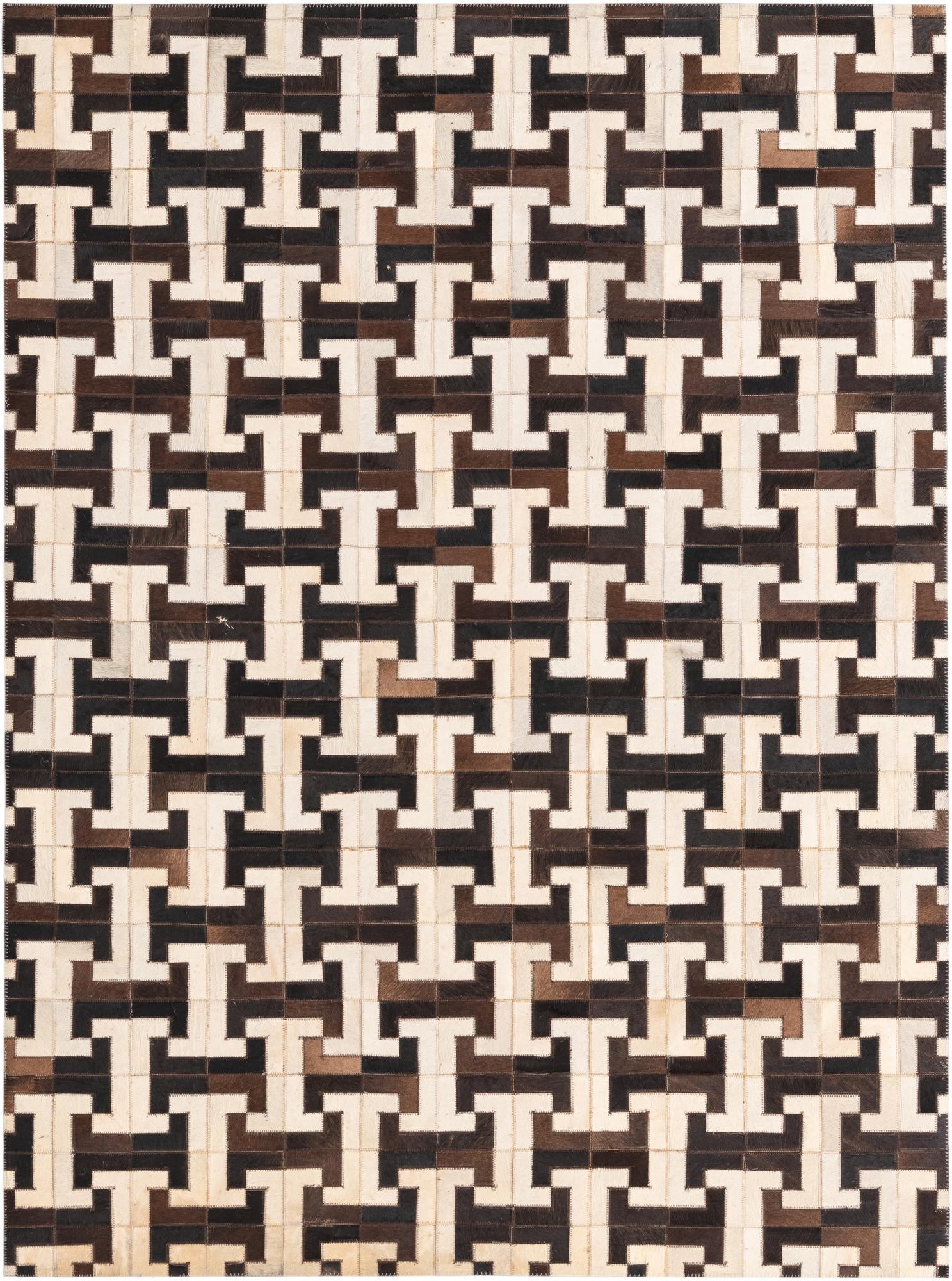 5' 1 x 6' 10 Cowhide Rug
