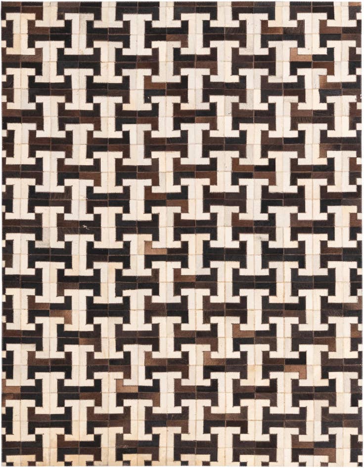 Detail image of 5' 1 x 6' 10 Cowhide Rug