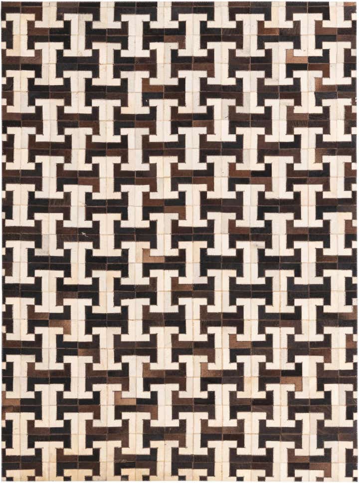 5' 1 x 6' 10 Cowhide Rug