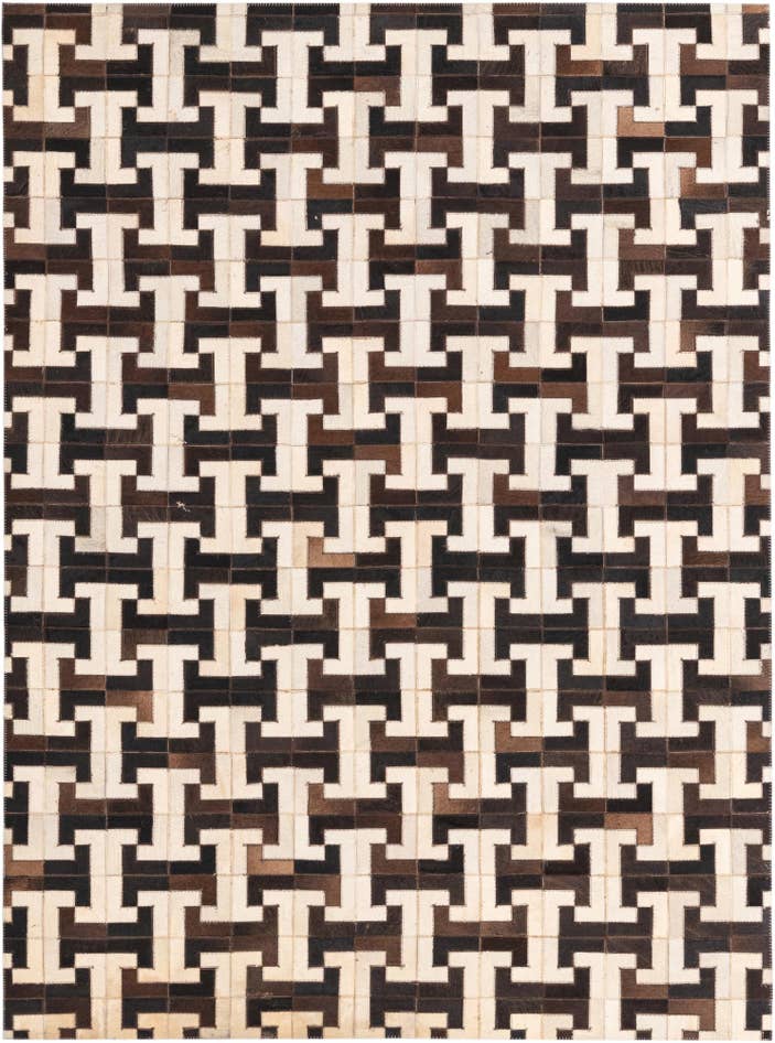Detail image of 5' 1 x 6' 10 Cowhide Rug