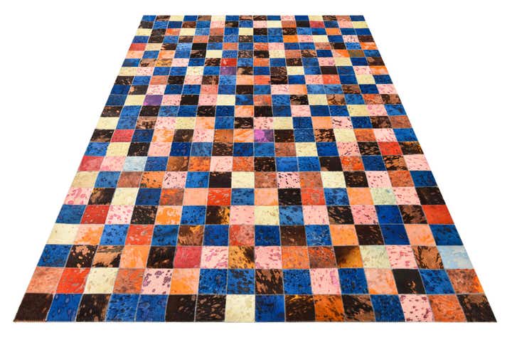 5' 3 x 7' 5 Cowhide Rug