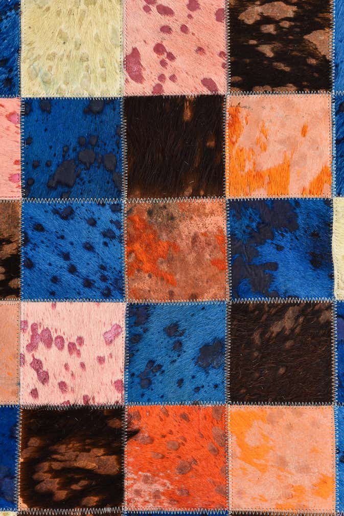 5' 3 x 7' 5 Cowhide Rug