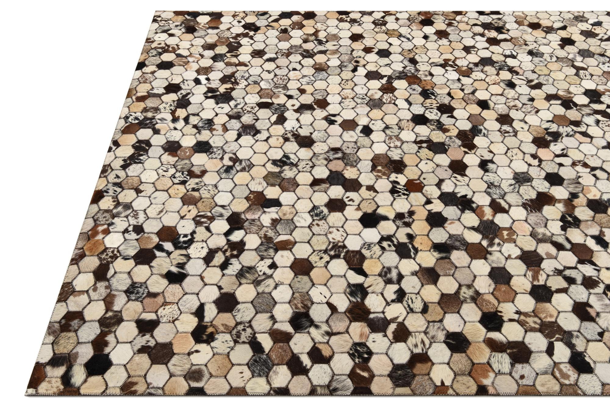 5' 2 x 8' 2 Cowhide Rug