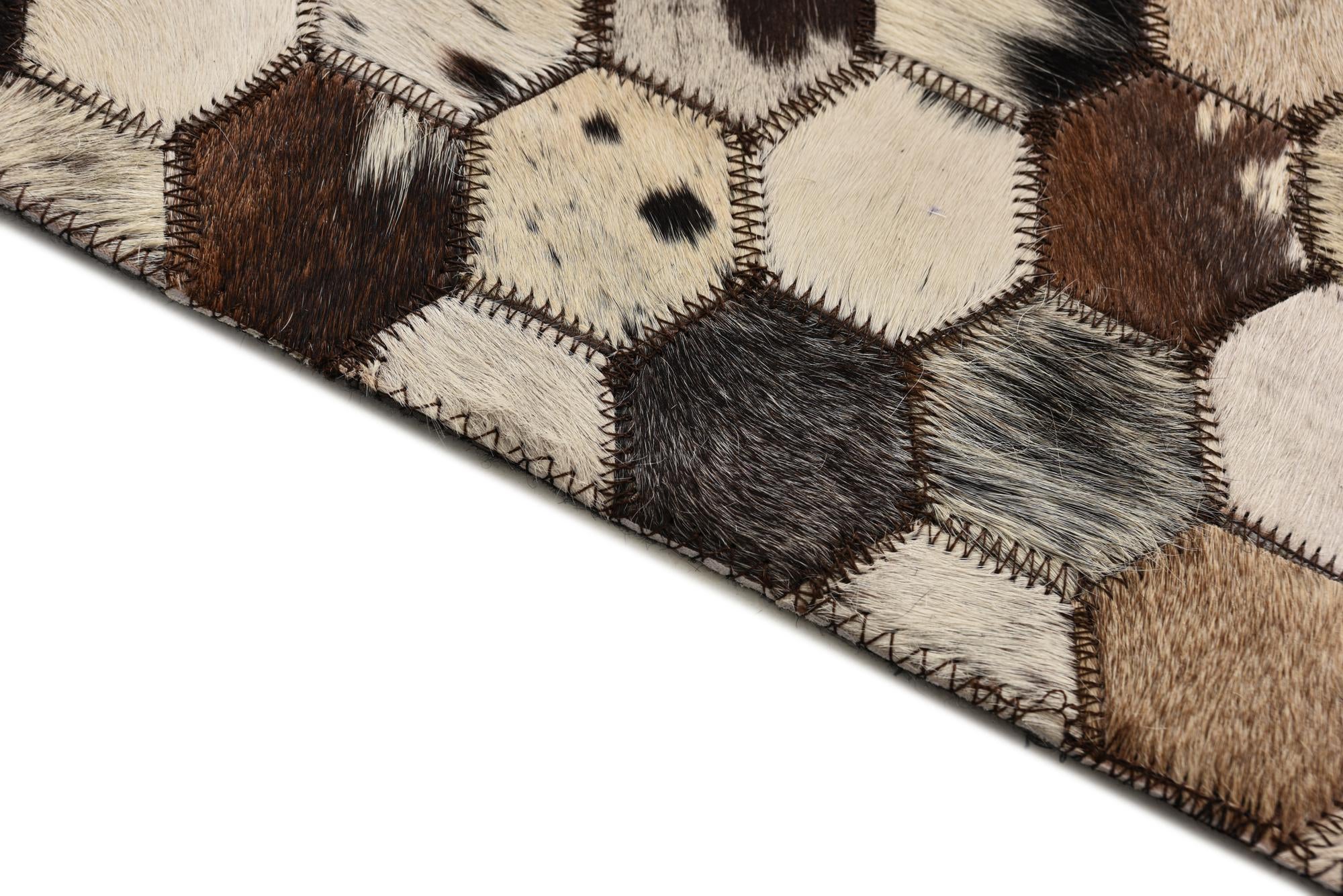 5' 2 x 8' 2 Cowhide Rug