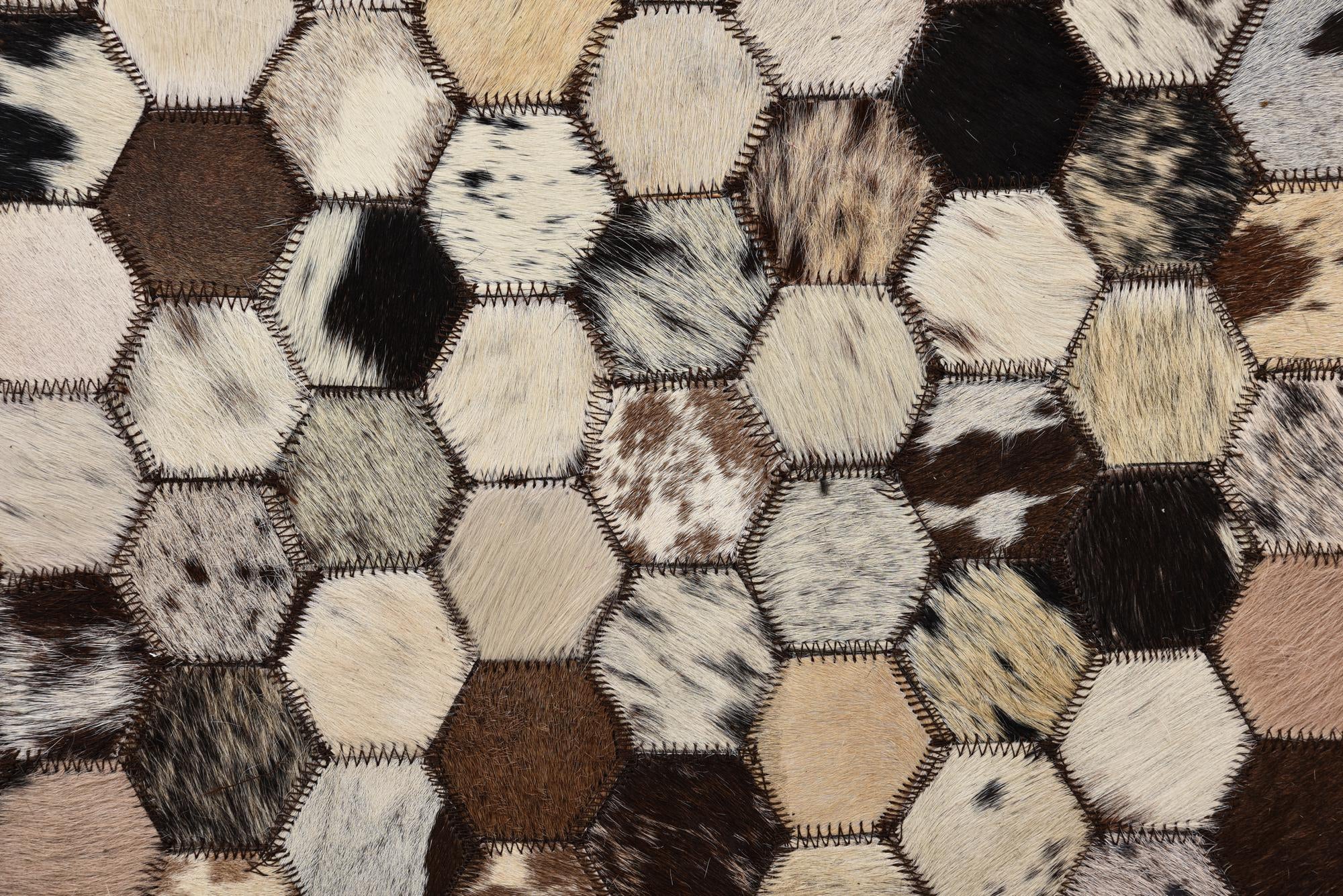 5' 2 x 8' 2 Cowhide Rug