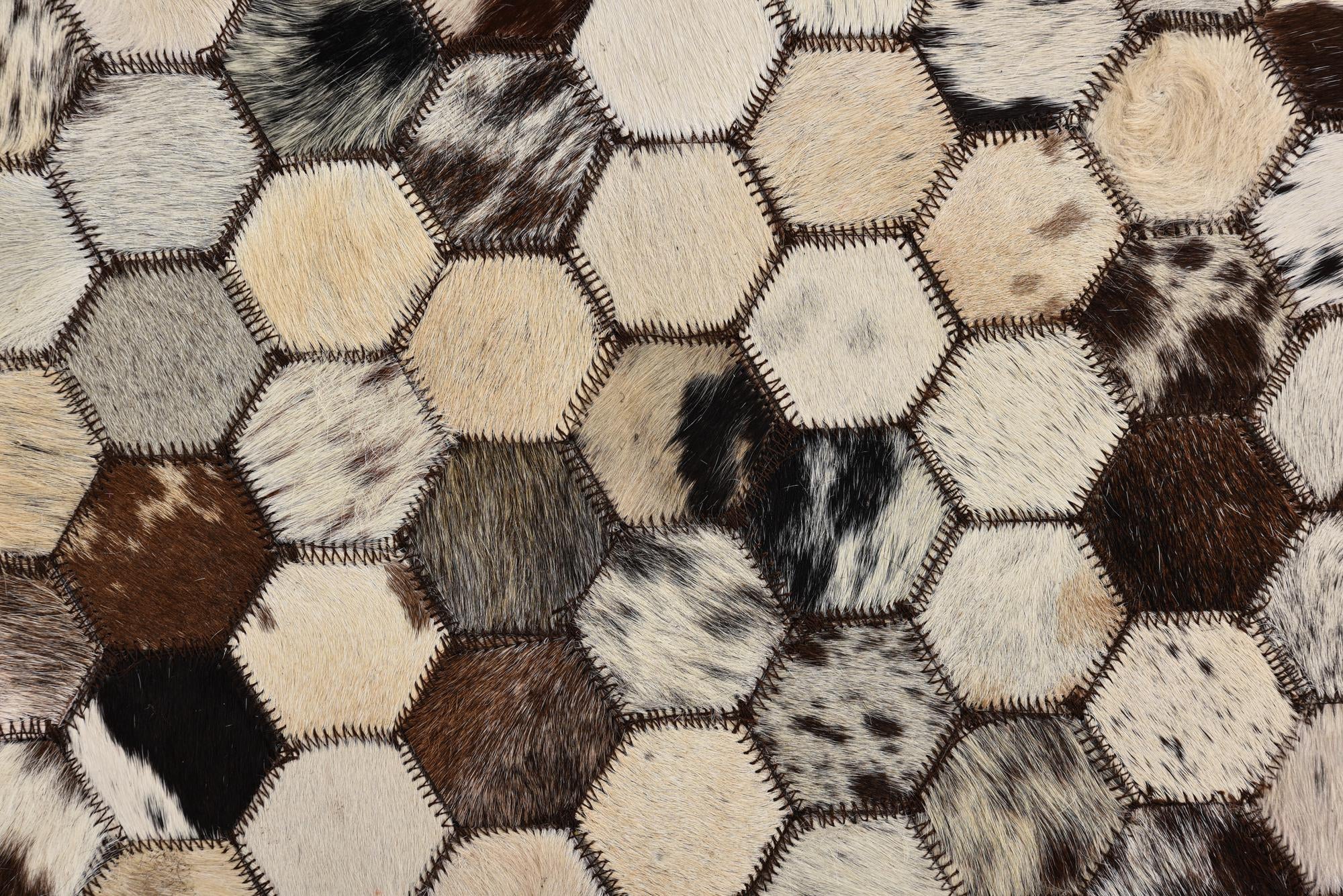 5' 2 x 8' 2 Cowhide Rug