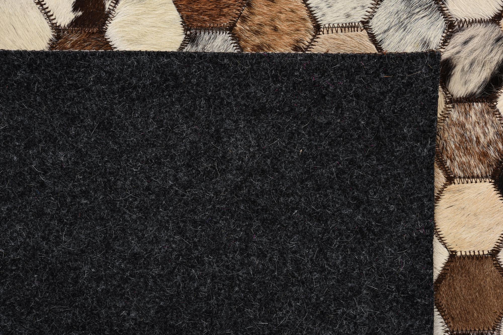 5' 2 x 8' 2 Cowhide Rug