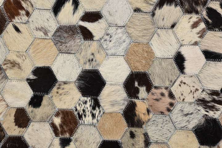 5' 2 x 8' Cowhide Rug