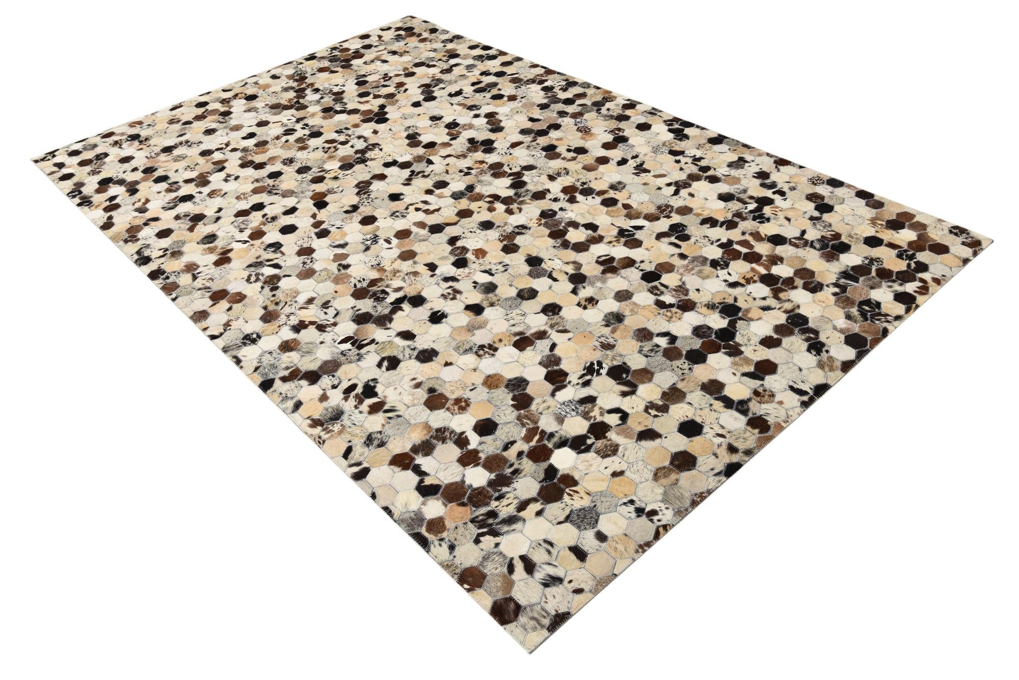5' 1 x 8' Cowhide Rug