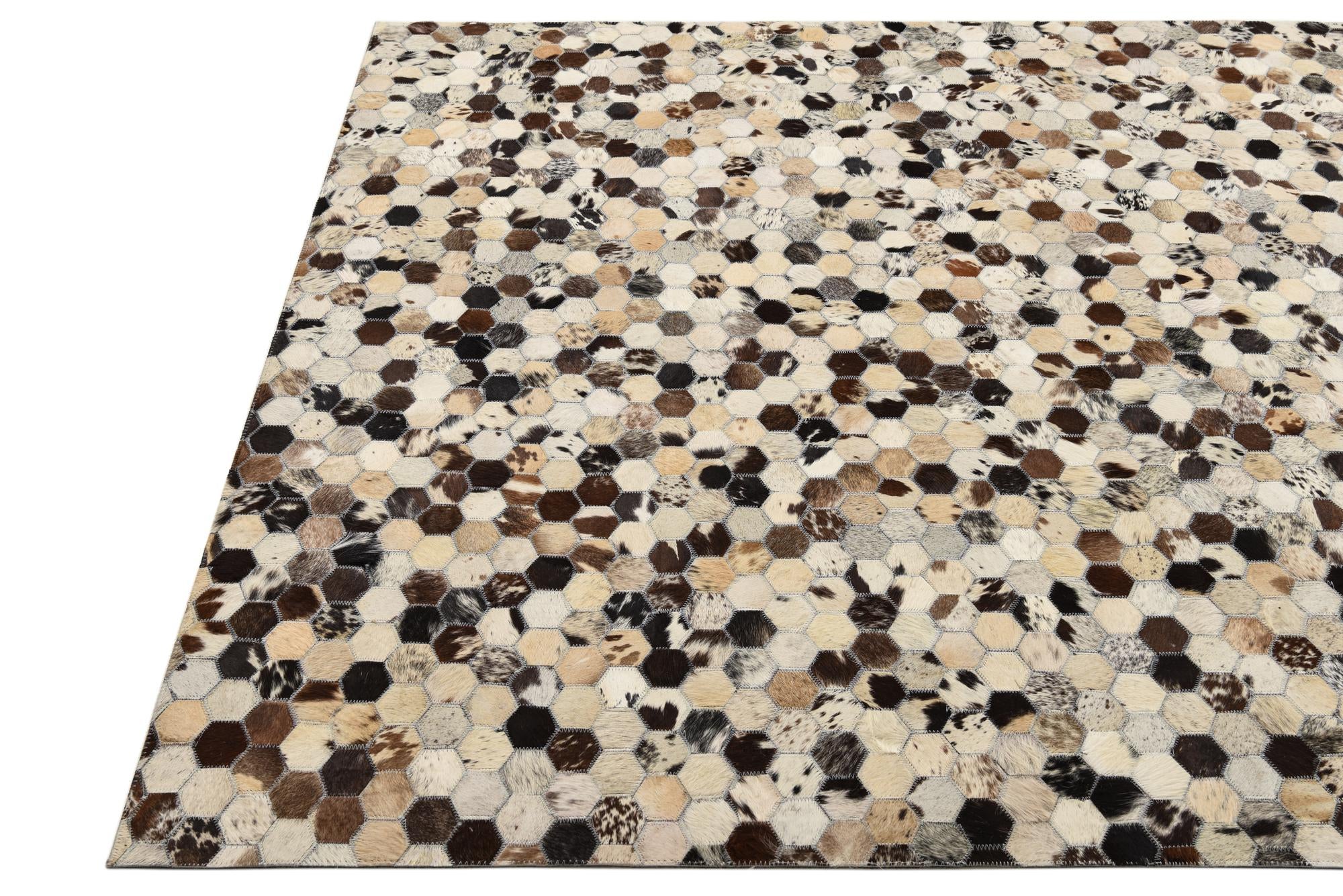 5' 1 x 8' Cowhide Rug