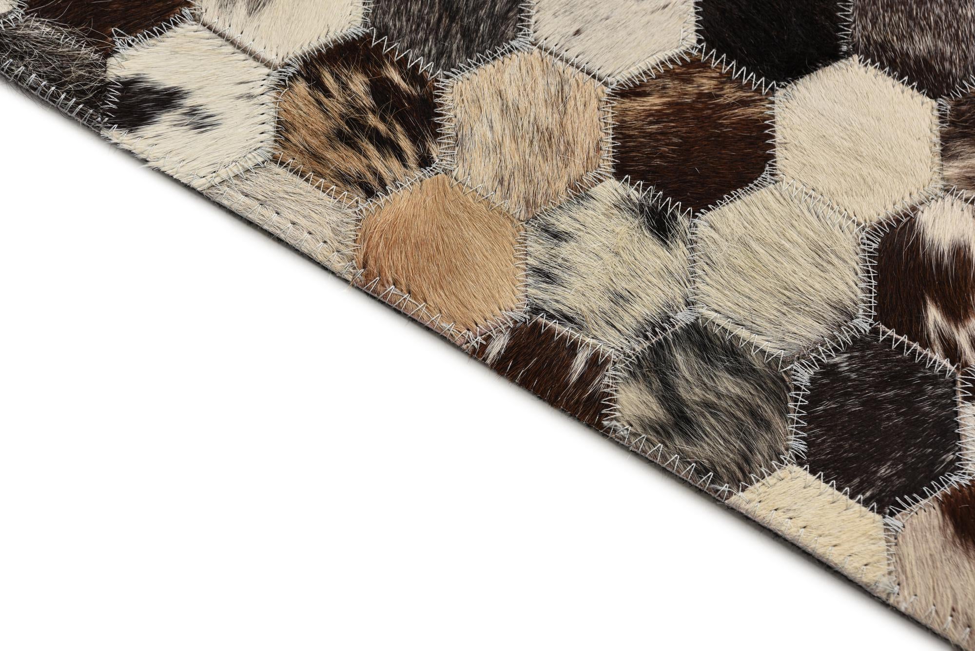 5' 1 x 8' Cowhide Rug