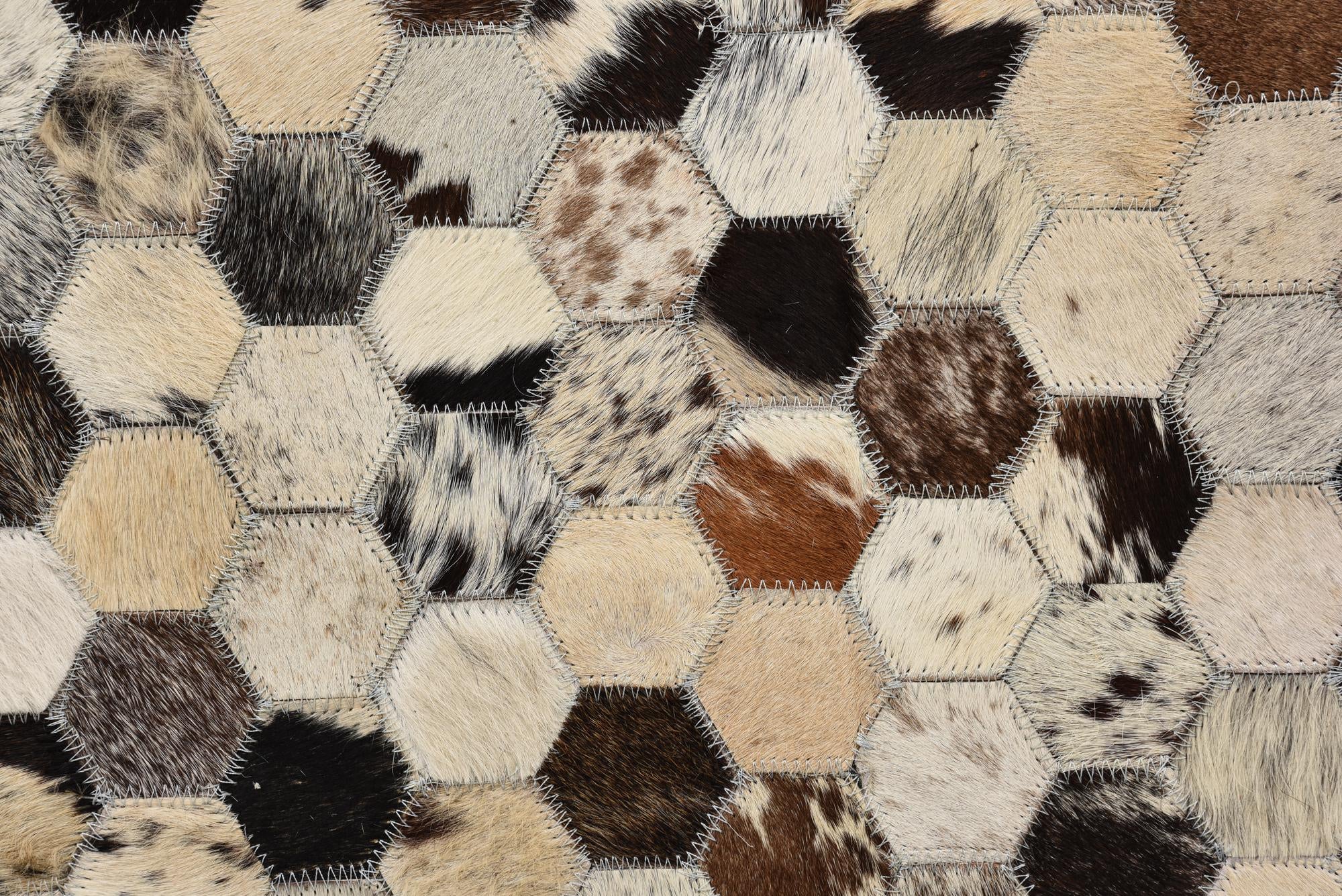 5' 1 x 8' Cowhide Rug