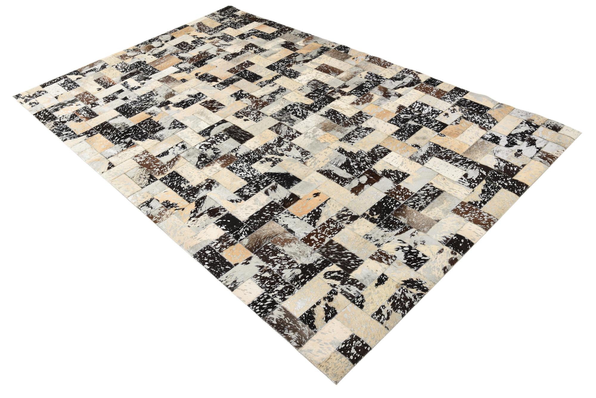 5' 2 x 8' 2 Cowhide Rug