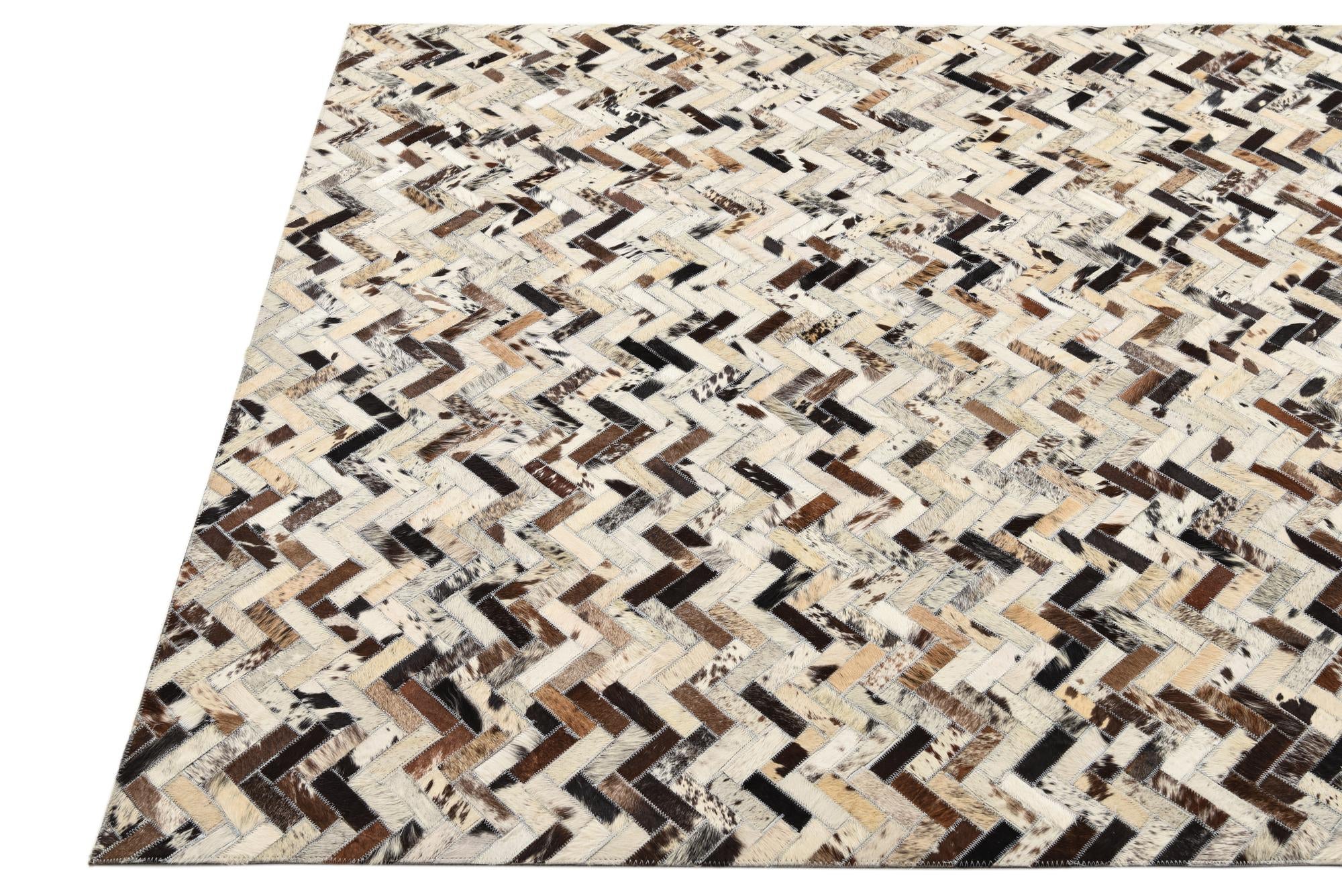 5' x 7' 5 Cowhide Rug