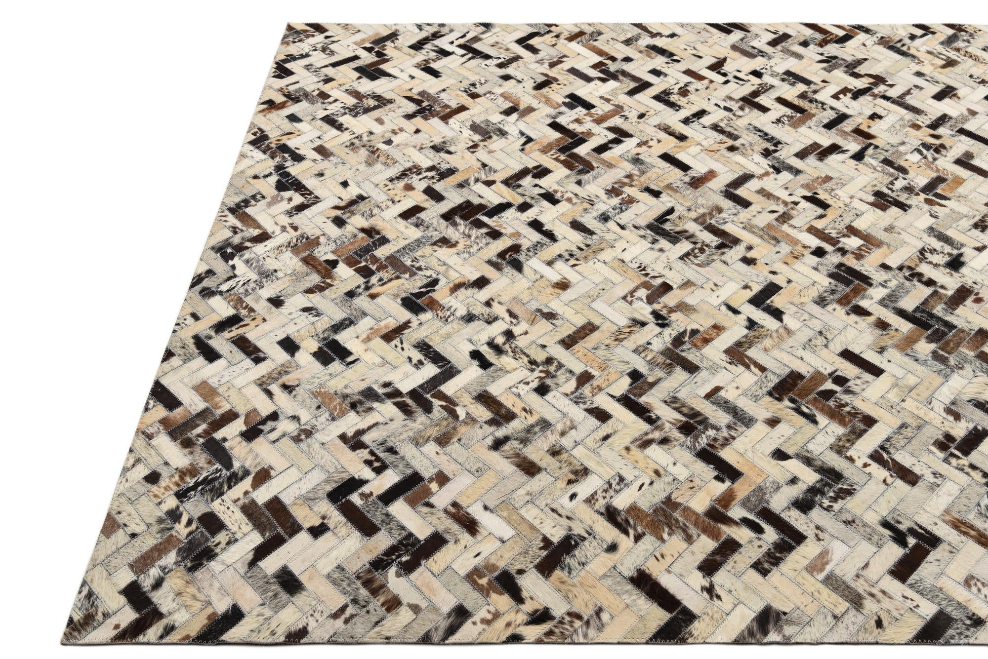 5' 2 x 8' Cowhide Rug