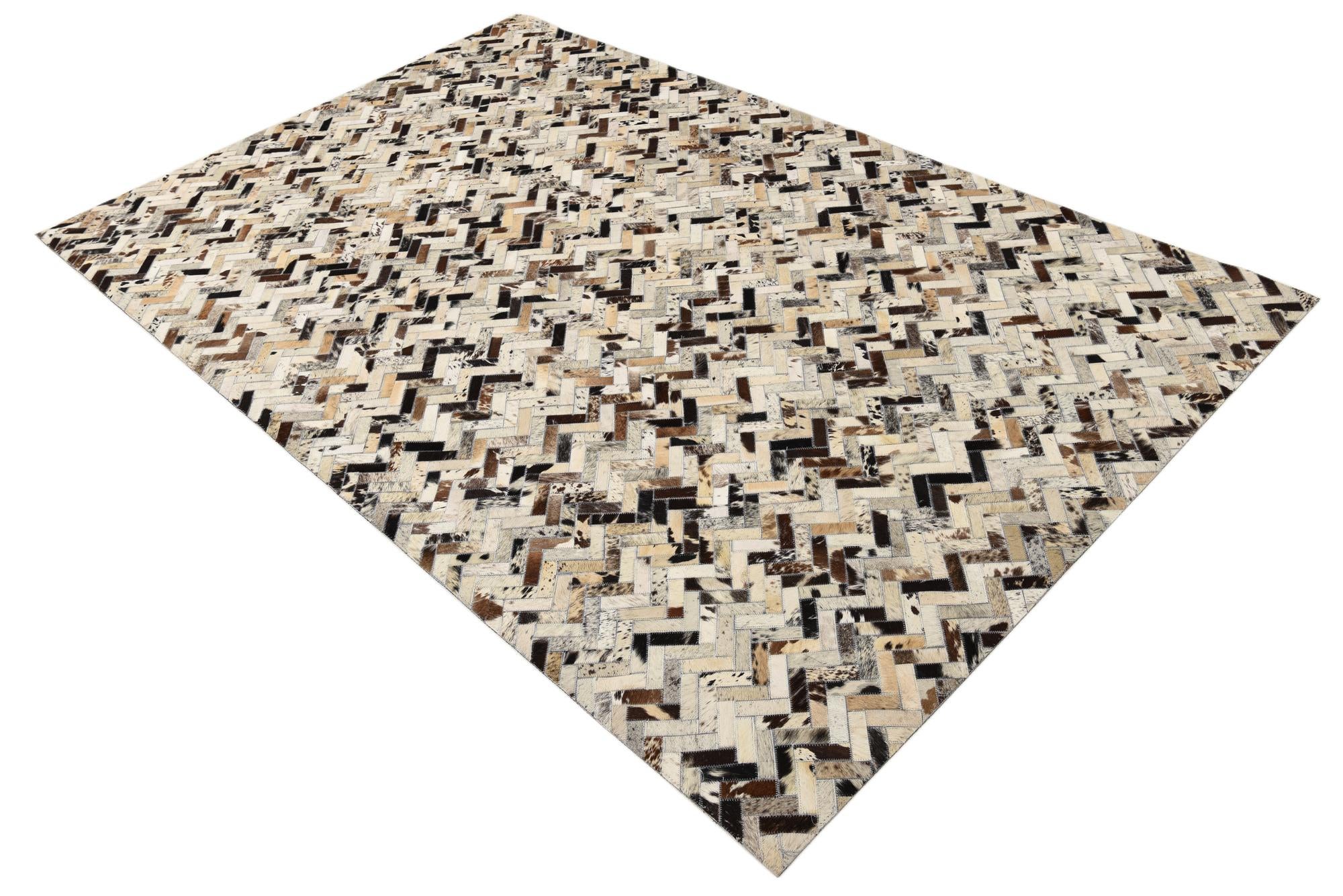 5' x 7' 10 Cowhide Rug