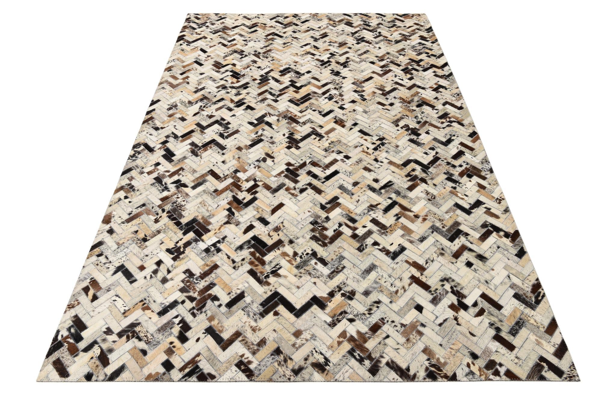 5' x 7' 10 Cowhide Rug