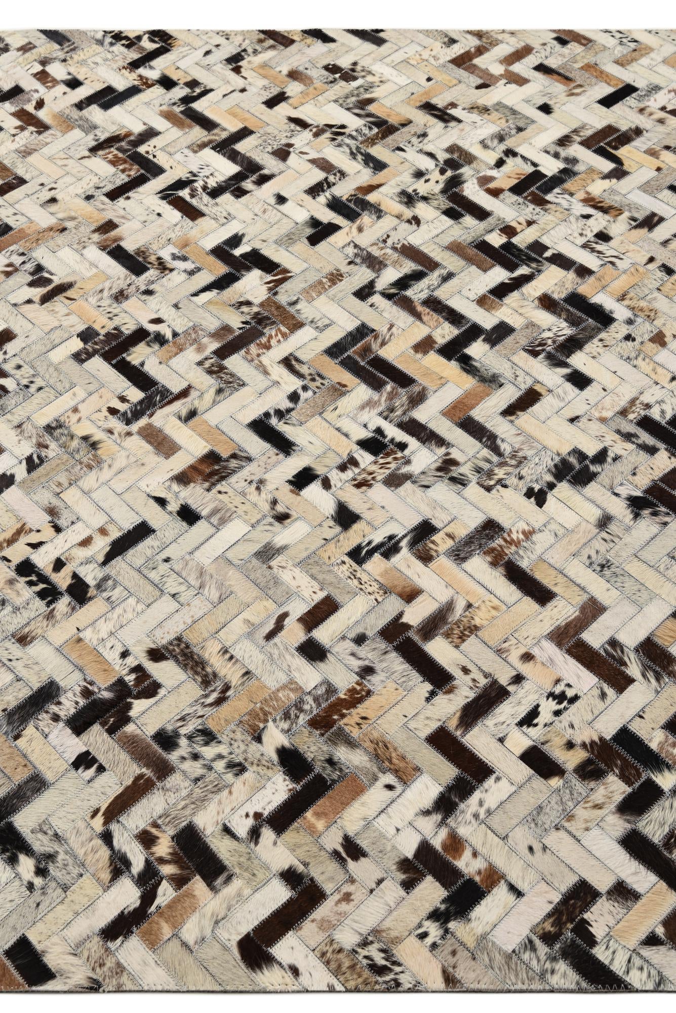 5' x 7' 10 Cowhide Rug