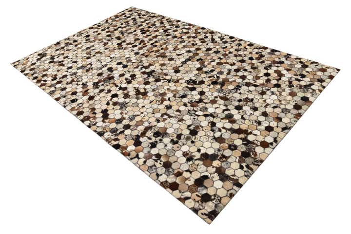 5' 1 x 8' 2 Cowhide Rug