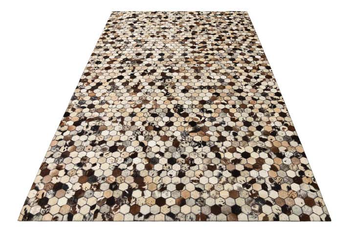 5' 1 x 8' 2 Cowhide Rug