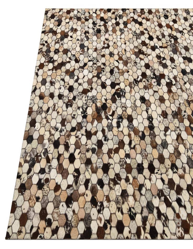 Detail image of 5' 1 x 8' 2 Cowhide Rug