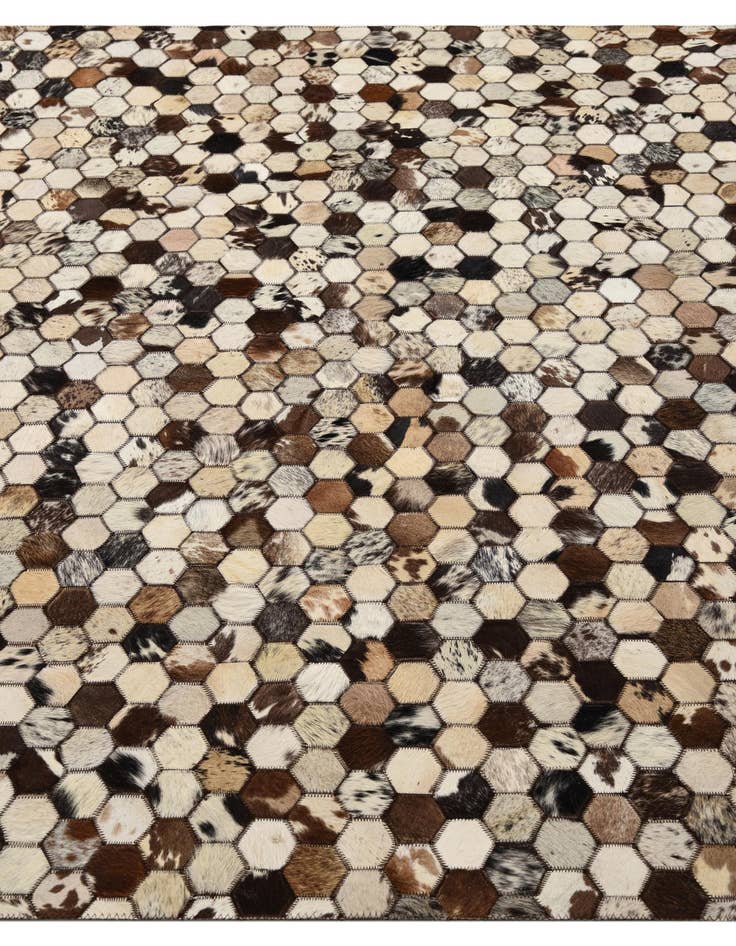 Detail image of 5' 1 x 8' 2 Cowhide Rug