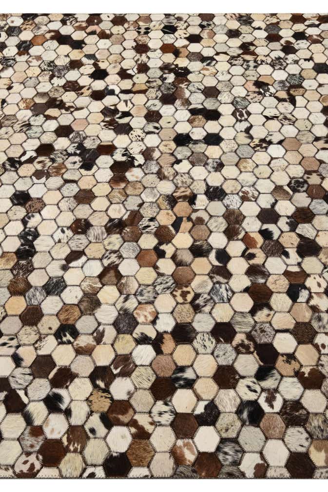 5' 1 x 8' 2 Cowhide Rug