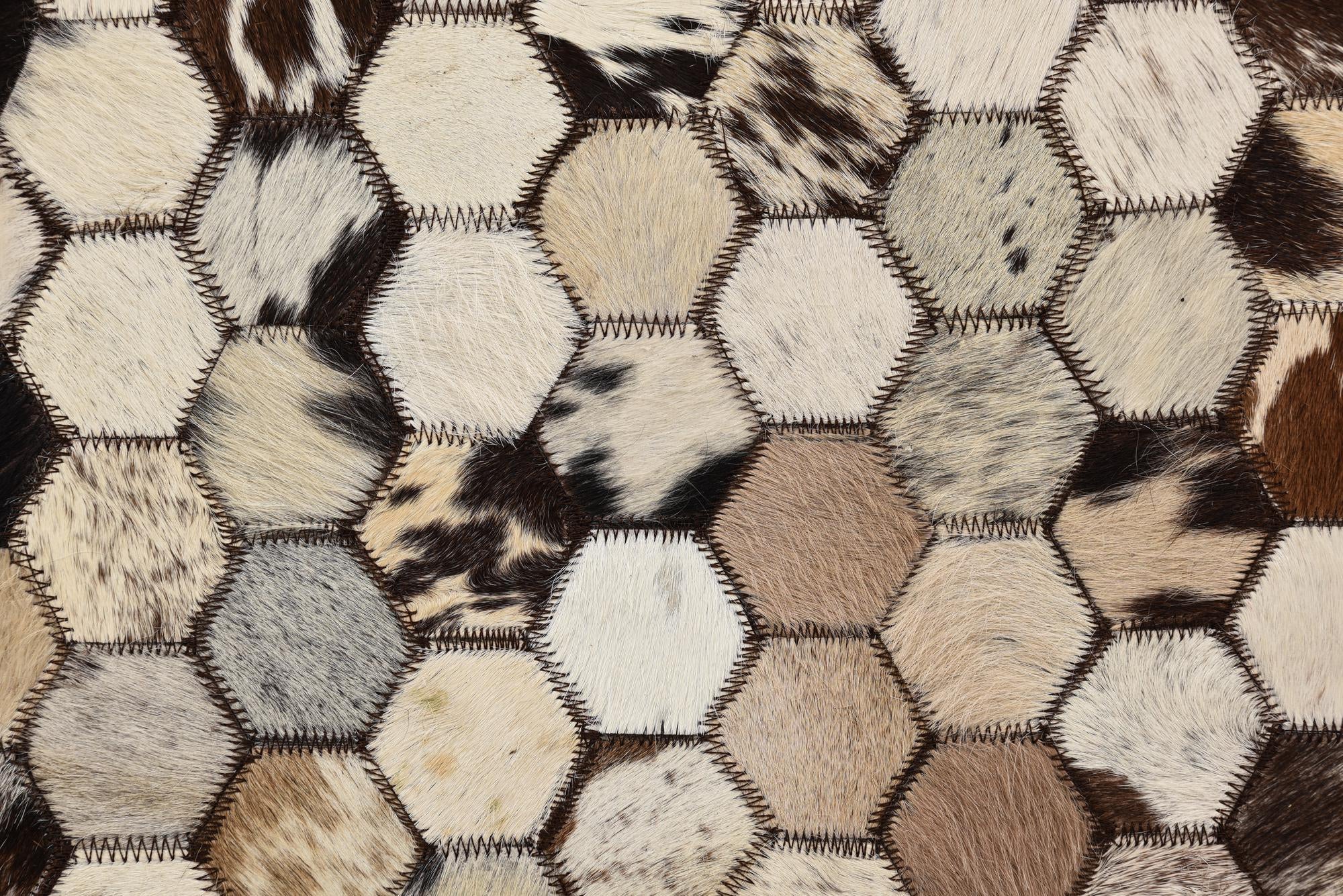5' 1 x 8' 2 Cowhide Rug