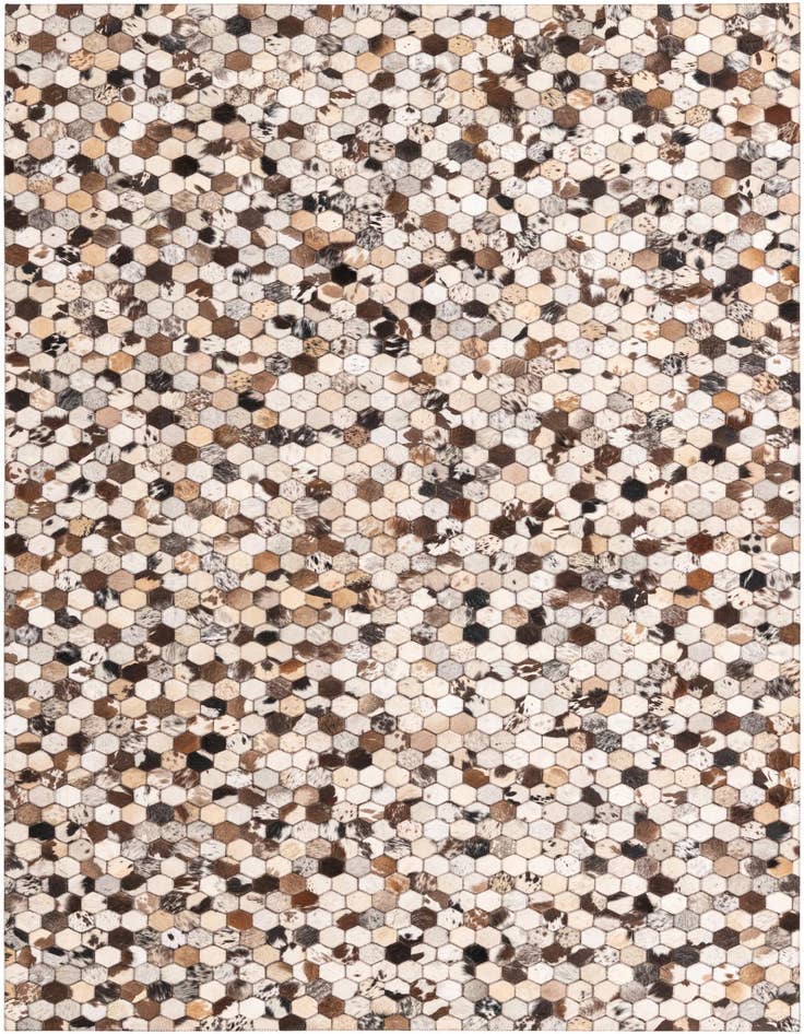 Detail image of 5' 1 x 8' 2 Cowhide Rug